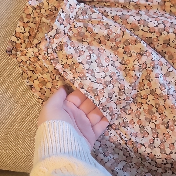 Vintage | Circle Skirt | Pink | Floral | Midi Skir - Picture 5 of 8